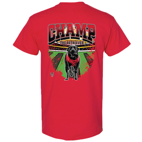 NC State Wolfpack Youth Red Champ "The Retriever"  T-Shirt