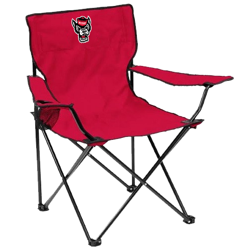 NC State Wolfpack Wolfhead Logo Quad Chair