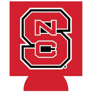 NC State Red Block S Can Koozie