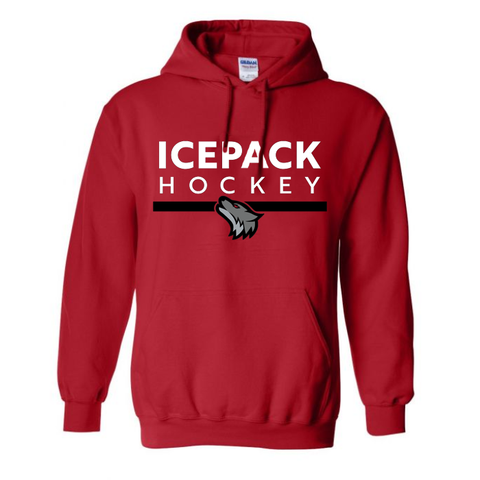Red Icepack Hooded Sweatshirt