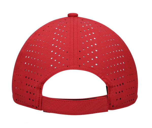 NC State Wolfpack adidas Red Wolfhead Training Performance Flatbill Adjustable Hat