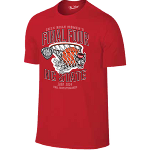 NC State Wolfpack 2024 Women's Basketball Final Four Years Red T-Shirt