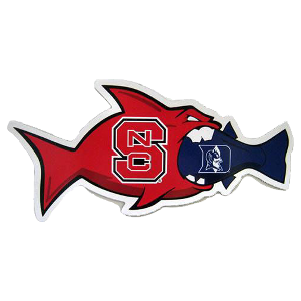 NC State Wolfpack - Duke Rival Fish Magnet