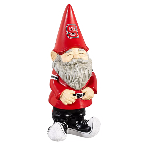NC State Wolfpack Red Block S Garden Gnome