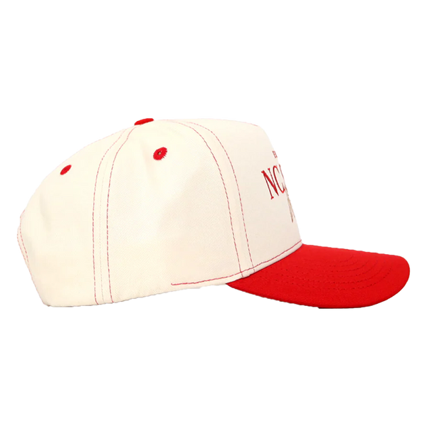 NC State Wolfpack Cream Vintage Script Hat