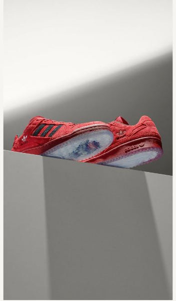 NC State Wolfpack adidas Red Forum Low CL Shoes