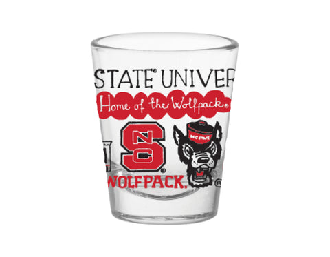 NC State Wolfpack Julia Gash 1.75 oz Shot Glass