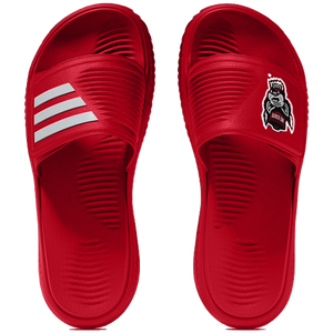 NC State Wolfpack adidas Red Wolfhead Alphabounce 2 Slides