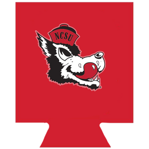 NC State Wolfpack Red Slobbering Wolf Insulated Can Koozie