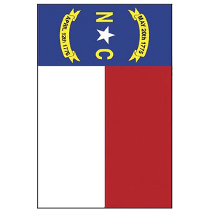 State of North Carolina Applique State of NC House Flag