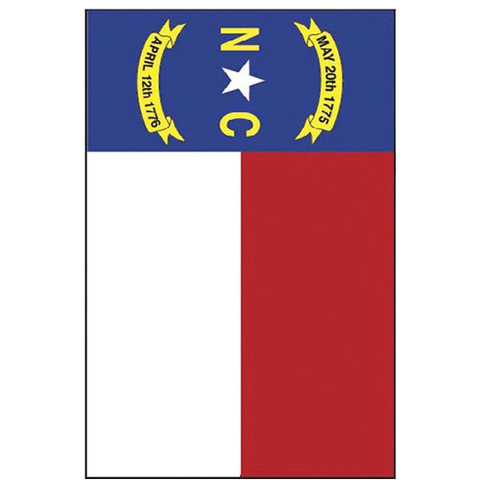 State of North Carolina Applique State of NC House Flag