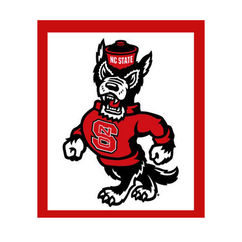 NC State Wolfpack 12"x15" Strutting Wolf Double Sided Garden Flag