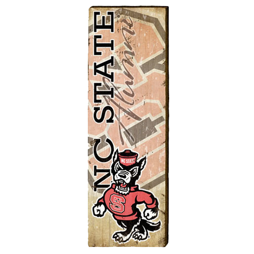 NC State Wolfpack Alumni Graphics Mill Wood Art