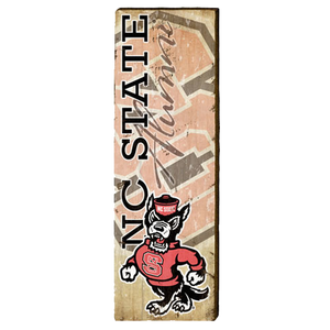 NC State Wolfpack Alumni Graphics Mill Wood Art