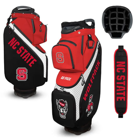 NC State Wolfpack Clubhouse Cooler Cart Golf Bag
