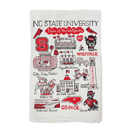 NC State Wolfpack Julia Gash Tea/Kitchen Towel