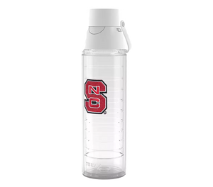 NC State Wolfpack Tervis 24 oz Block S Venture Lite Bottle w/ 2-in-1 VersaLid