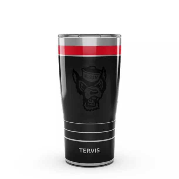 NC State Wolfpack Black Night Game Stainless Steel Tervis Tumbler