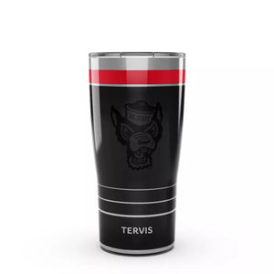 NC State Wolfpack Black Night Game Stainless Steel Tervis Tumbler