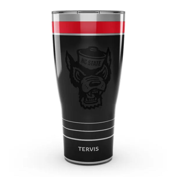 NC State Wolfpack Black Night Game Stainless Steel Tervis Tumbler