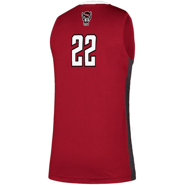 NC State Wolfpack adidas Red #22 Swingman Basketball Jersey