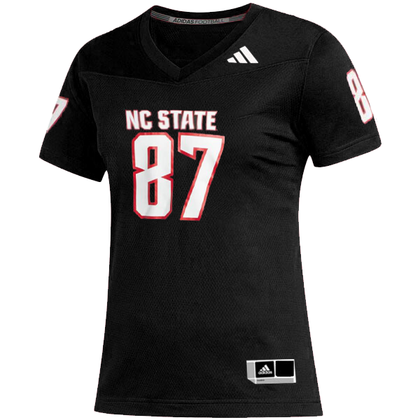 NC State Wolfpack adidas Women's Black #87 Football Jersey