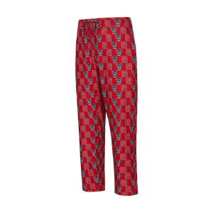 NC State Wolfpack Men's Red All Over Logo Knit Pants