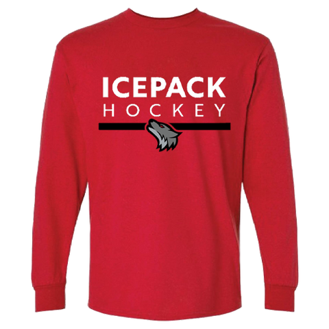 Red Icepack Long Sleeve T-Shirt