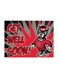 NC State Wolfpack Get Well Soon Card