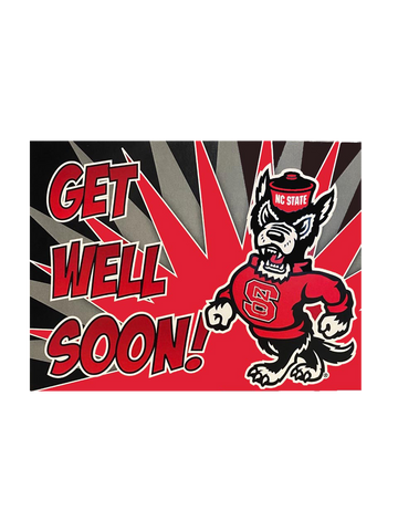 NC State Wolfpack Get Well Soon Card