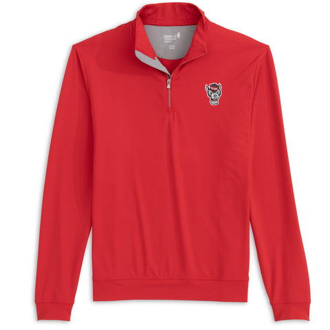 NC State Wolfpack Johnnie-O Red Motion 1/4 Zip Pullover