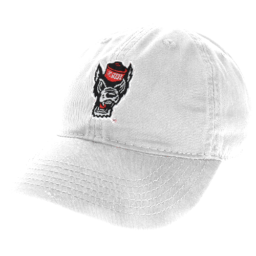 NC State Wolfpack White Relaxed Twill Toddler Hat