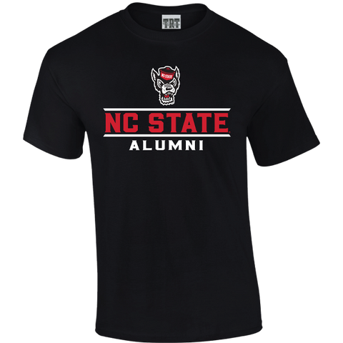 NC State Wolfpack TRT Black Wolfhead Alumni T-Shirt