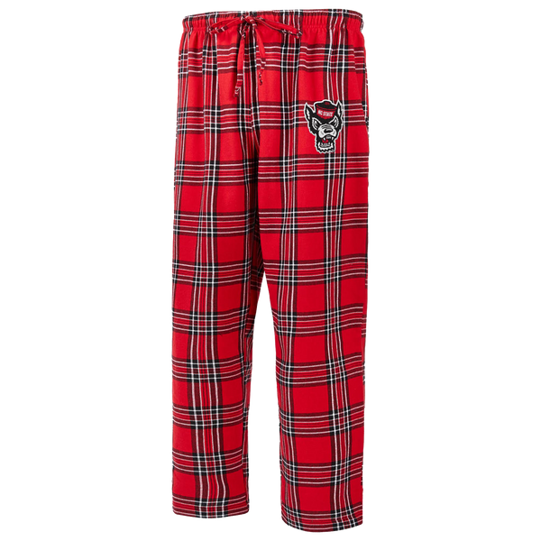 NC State Wolfpack Men's Badge Flannel Pant