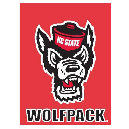 NC State Wolfpack 30"X40" Wolfhead Banner