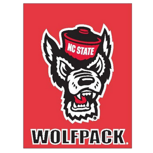 NC State Wolfpack 30"X40" Wolfhead Banner
