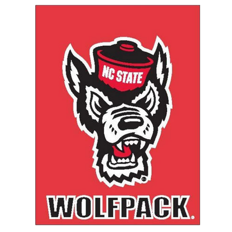 NC State Wolfpack 30"X40" Wolfhead Banner