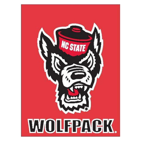 NC State Wolfpack 30"X40" Wolfhead Banner