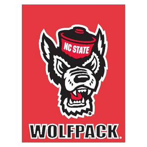 NC State Wolfpack 30"X40" Wolfhead Banner