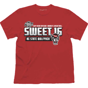 NC State Wolfpack 2024 Women's Basketball Sweet Sixteen T-Shirt