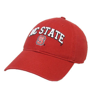 NC State Wolfpack Red Block S Relaxed Twill Adjustable Hat