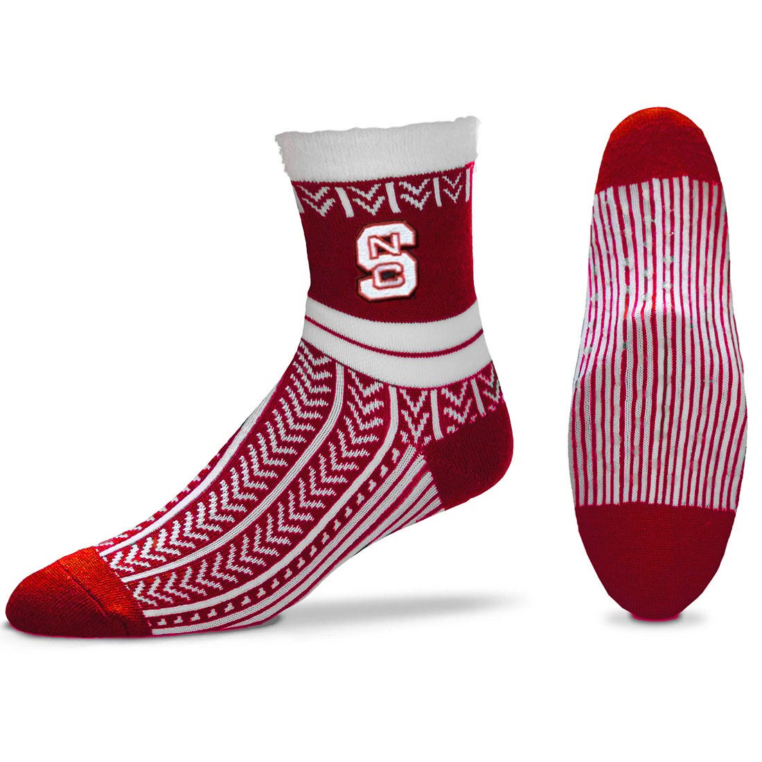 NC State Wolfpack Cozy Cabin Slipper Socks