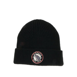 Black Icepack Knitted Beanie