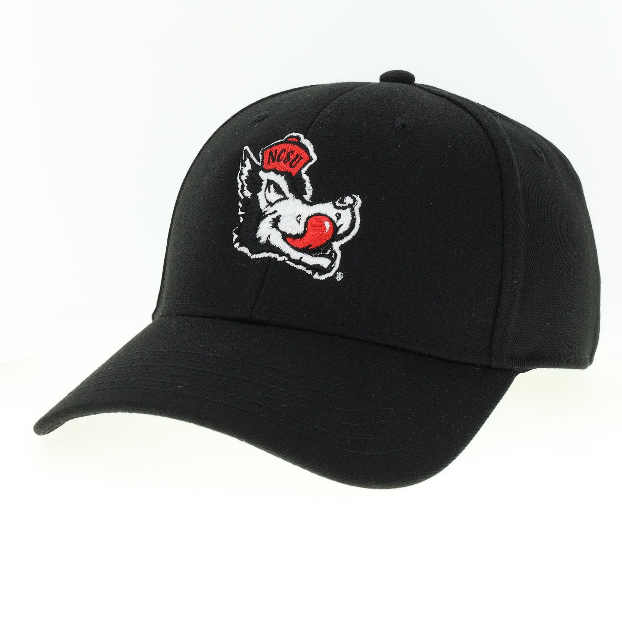 NC State Wolfpack Black Slobbering Wolf Cool Fit Adjustable Hat