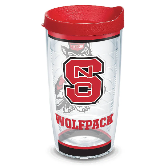 NC State Wolfpack Tradition Double Sided Logo Tervis Tumbler