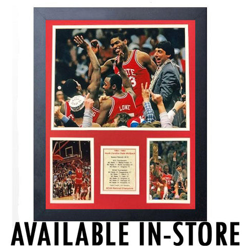 NC State Wolfpack 16x20 1983 National Championship Team Framed Print