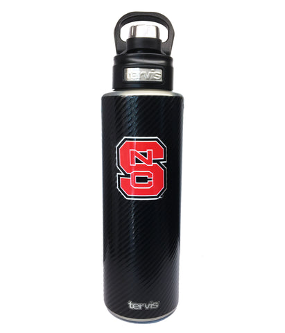 NC State Wolfpack Carbon Fiber Wide Mouth Tervis Water Bottle