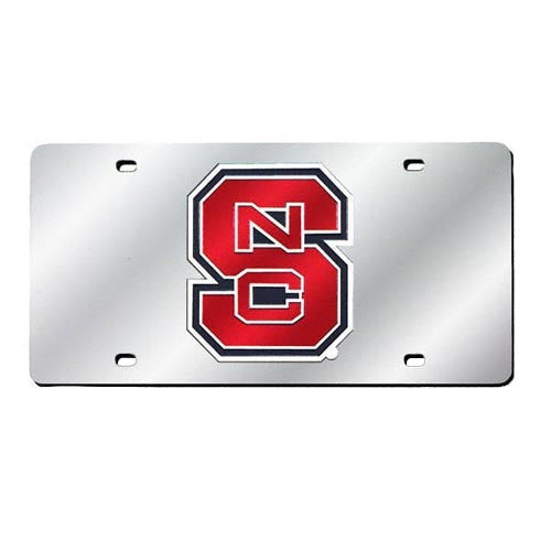 NC State Wolfpack Block S License Plate