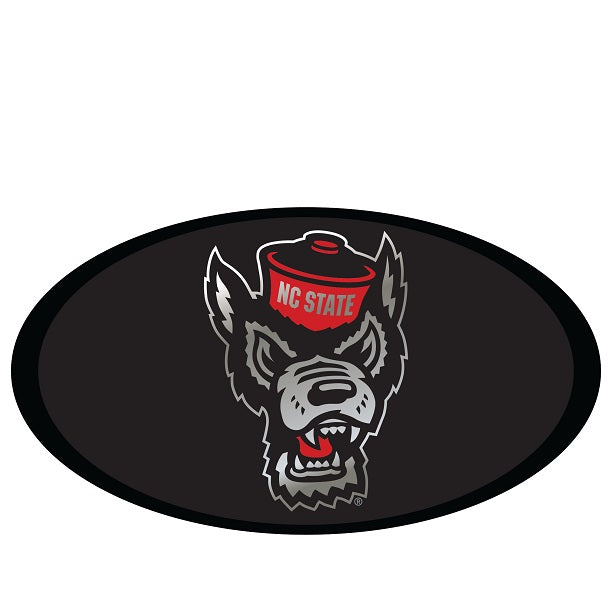 NC State Wolfpack Black Domed Wolfhead Hitch Cover
