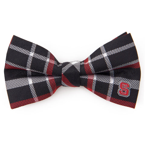 NC State Wolfpack Block S Tartan Bowtie